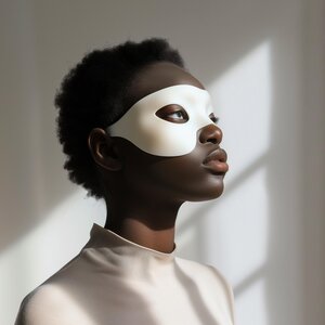 Masque de Super-Héros Minimaliste Imprimé en 3D | Style Visière Cosplay | Accessoire de Costume Léger et Ludique pour Fêtes, Festivals, Bals Masqués et Événements