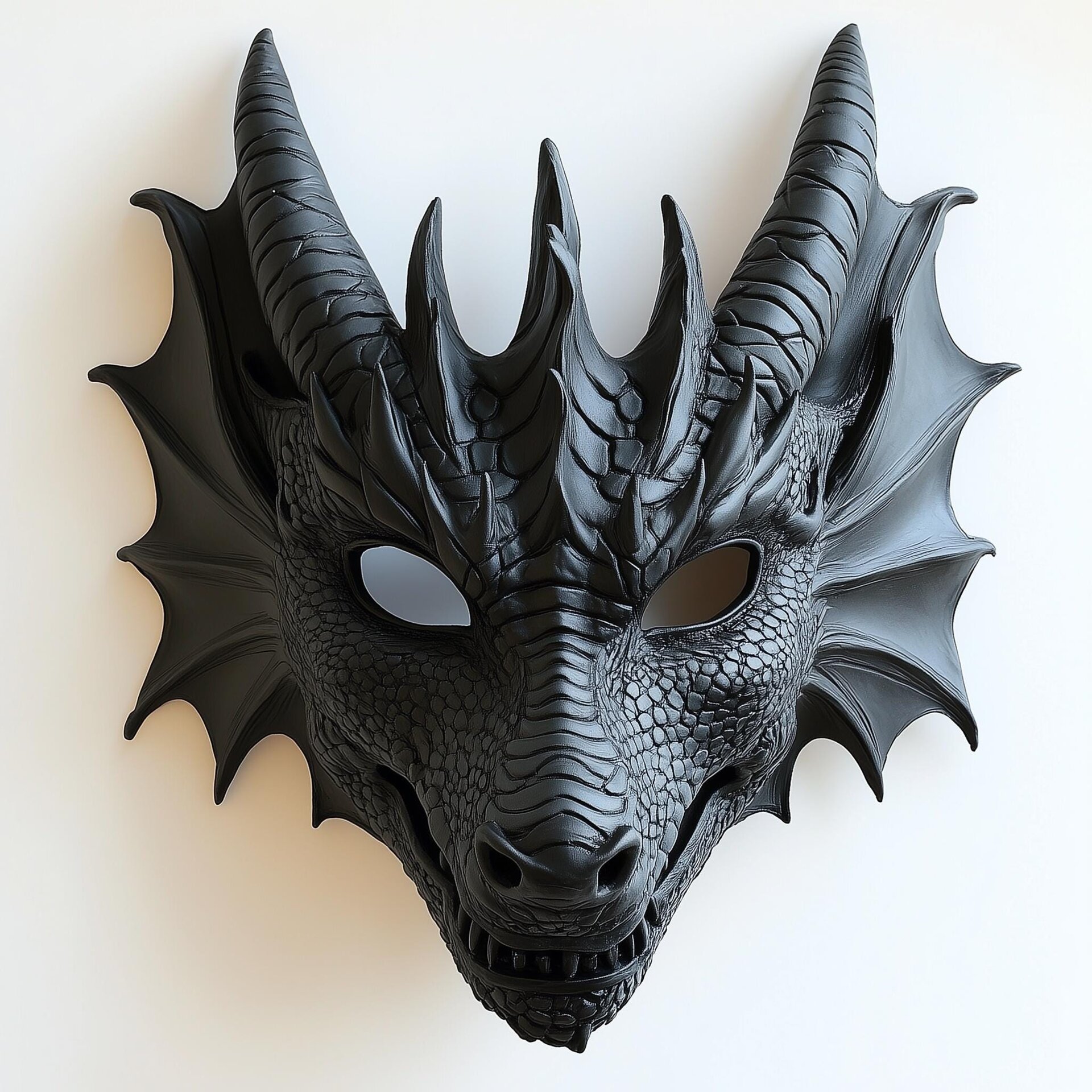 Masque de Dragon Fantastique Imprimé en 3D | Masque Cosplay Fantastique | Costume de Créature Mythique | Ajustement Réglable