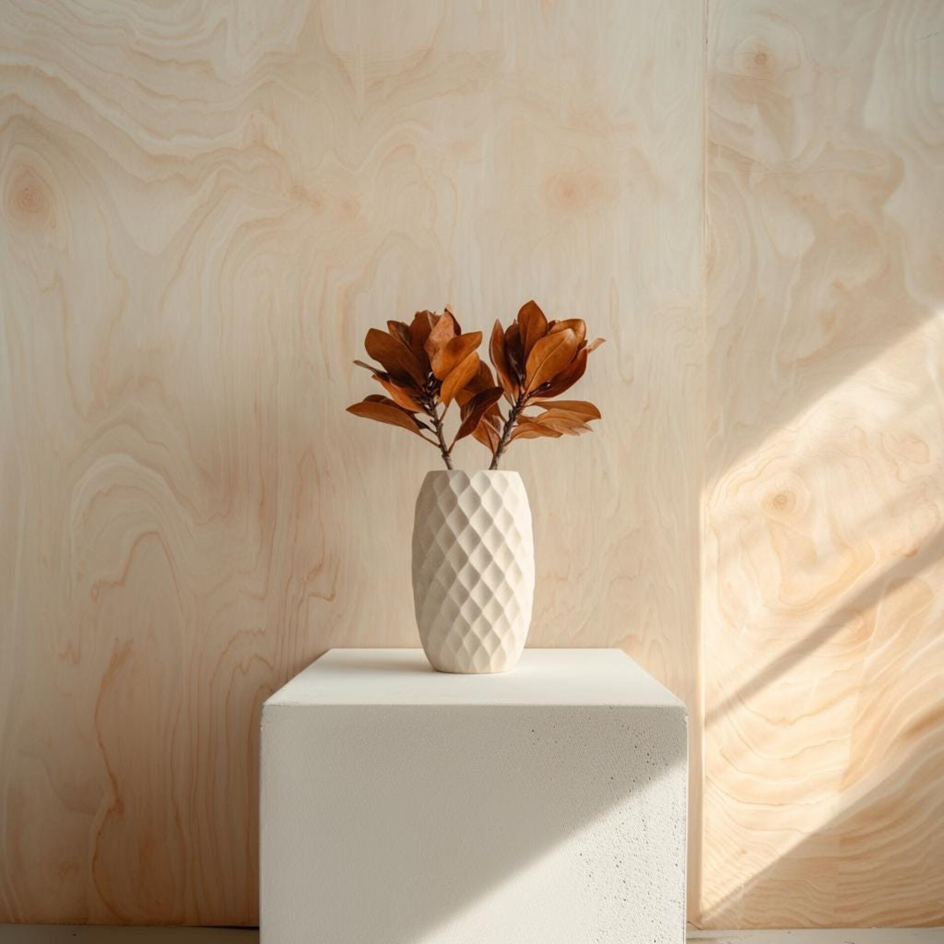 Vase Diamant Imprimé en 3D | Pot de Plante Géométrique Moderne | Vase Décoratif Minimaliste