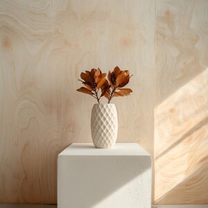 Vase Diamant Imprimé en 3D | Pot de Plante Géométrique Moderne | Vase Décoratif Minimaliste