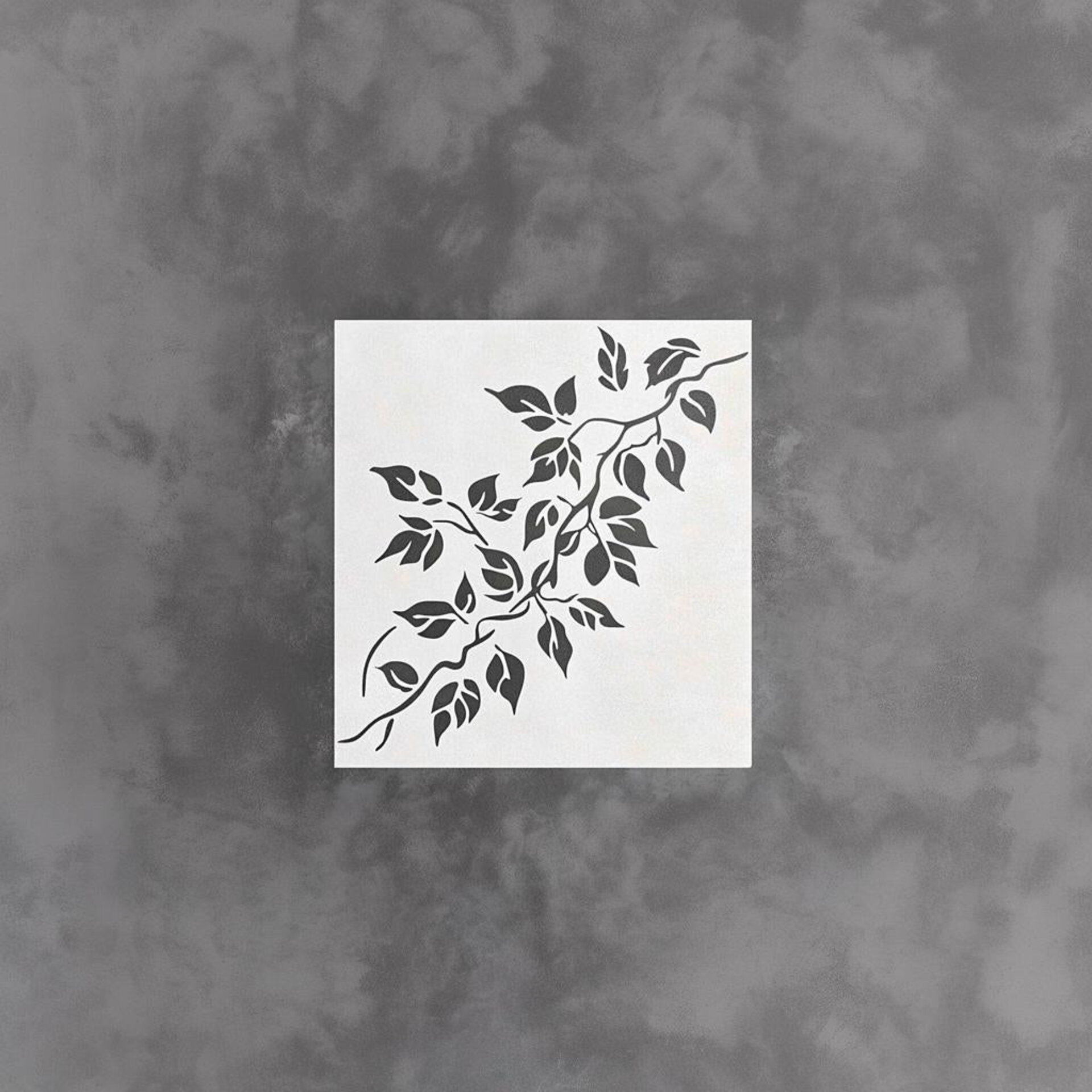 Pochoir de Vigne | Pochoir de Feuilles Imprimé en 3D | Pochoir Réutilisable de Lierre Mural