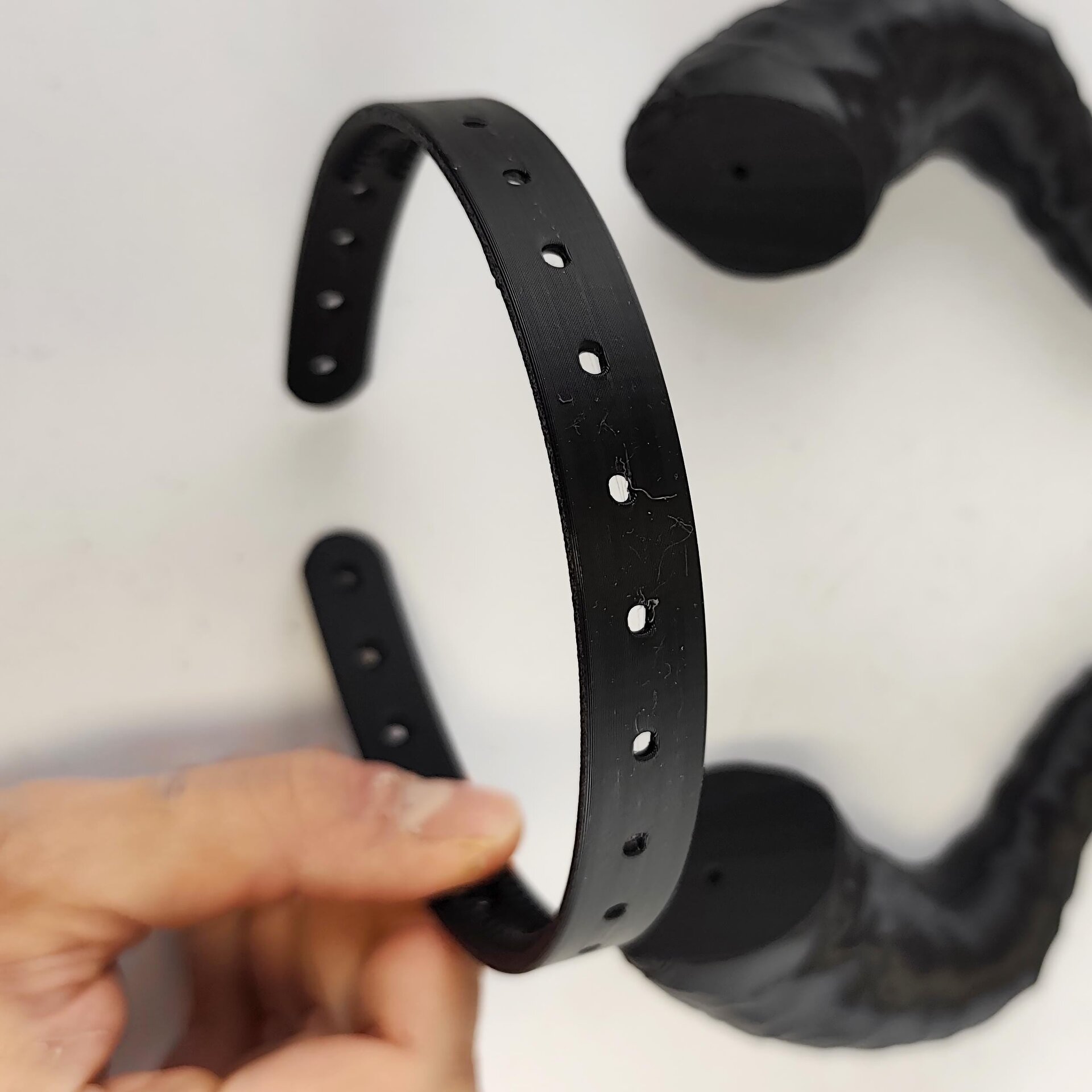 Cornes de Démon Gothiques | Cornes de Costume Imprimées en 3D | Coiffe de Cosplay