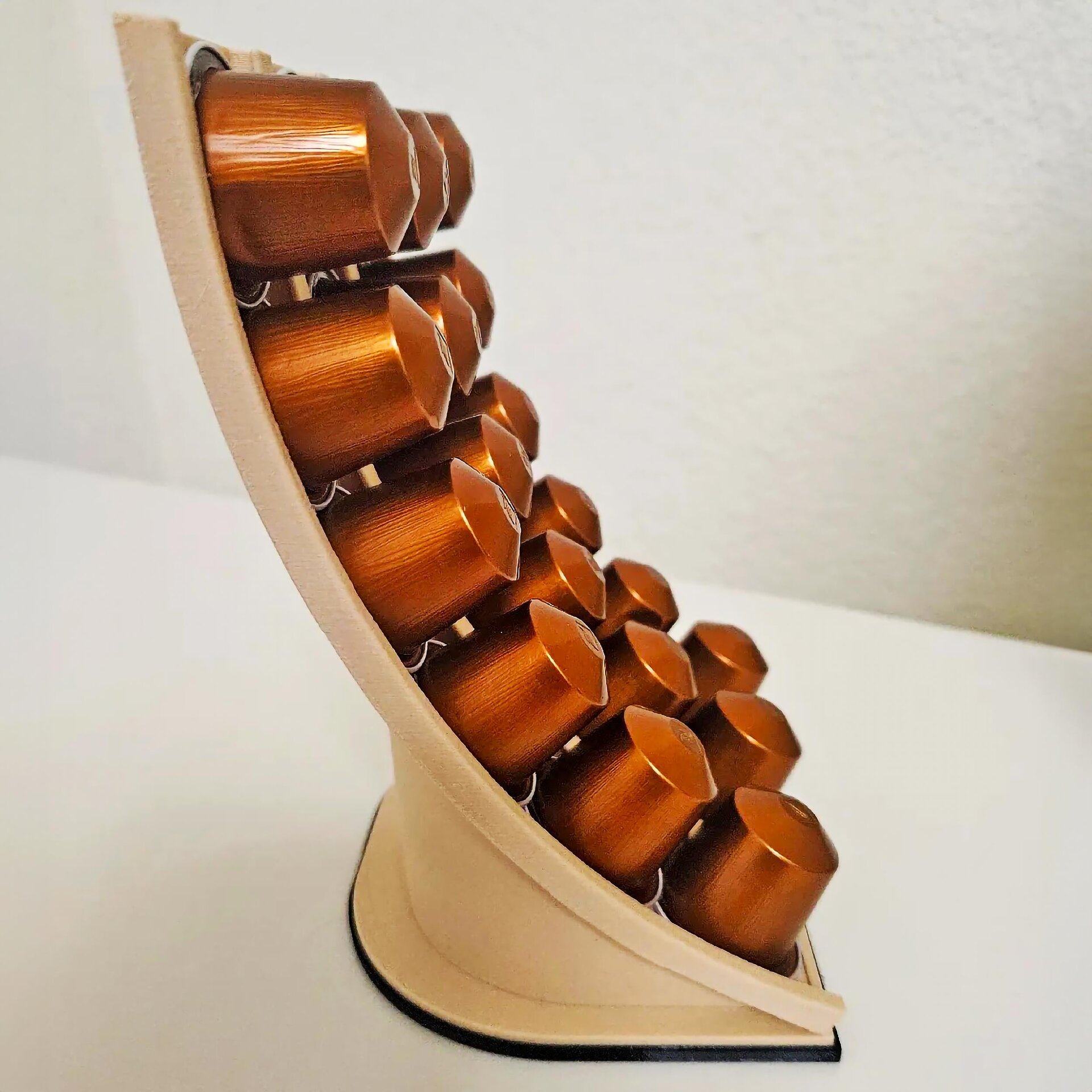 Support à Capsules de Café Nespresso | Présentoir à Capsules Imprimé en 3D | Organisateur Élégant pour Dosettes de Café | Accessoire Moderne pour Station Café