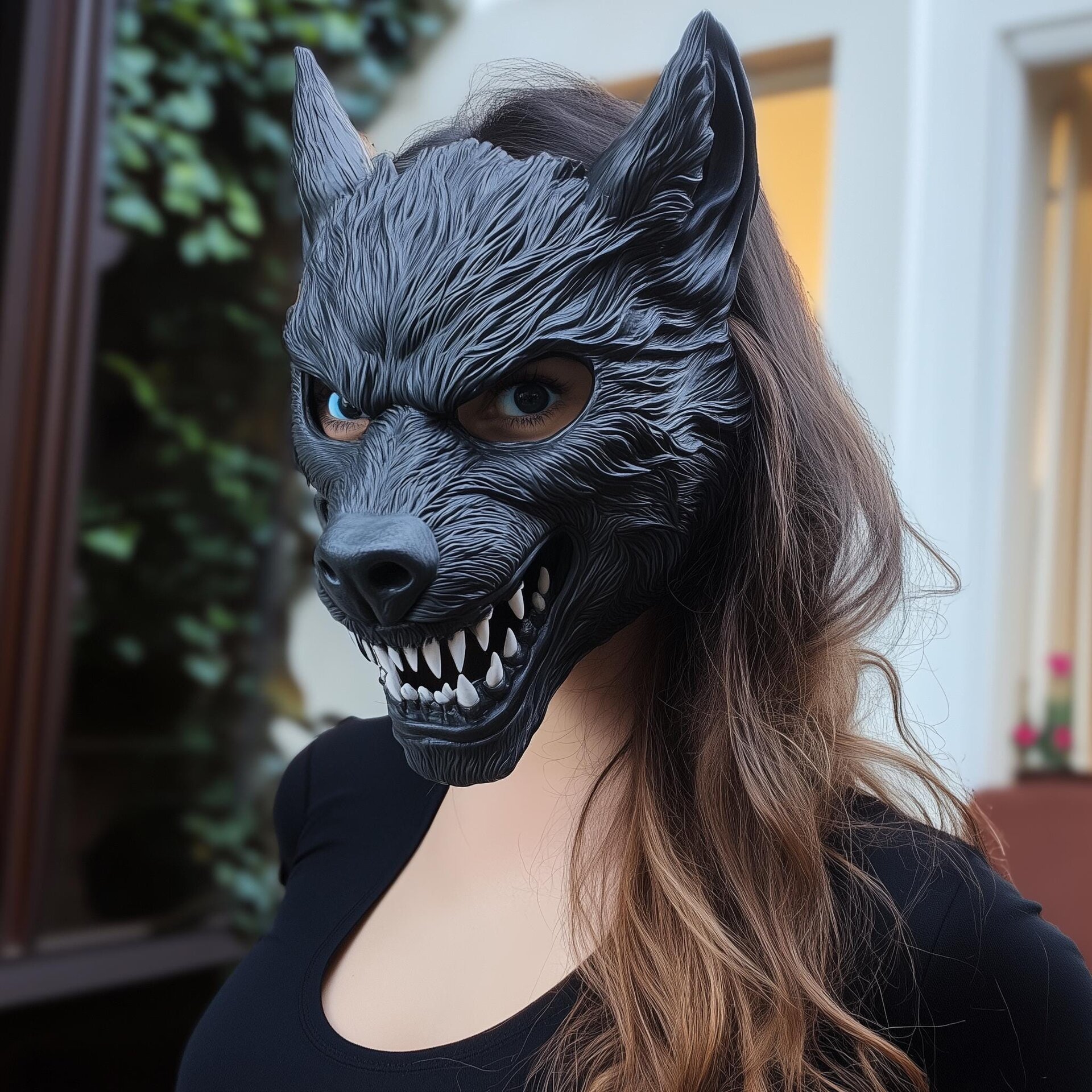 Masque de loup-garou pour cosplay | Masque d'horreur imprimé en 3D | Masque de costume d'Halloween