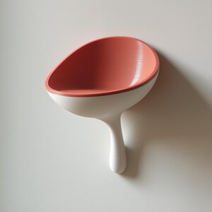 Étagère Murale Coupelle Imprimée en 3D | Vide-Poche Flottant Minimaliste | Décoration Vide-Poche d'Entrée pour Couloir, Bureau et Chambre