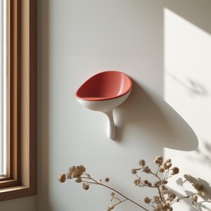 Étagère Murale Coupelle Imprimée en 3D | Vide-Poche Flottant Minimaliste | Décoration Vide-Poche d'Entrée pour Couloir, Bureau et Chambre