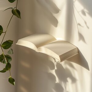 Étagère Murale Imprimée en 3D Livre | Design d'Étagère Flottante Moderne | Déco Intérieure Unique d'Inspiration Littéraire