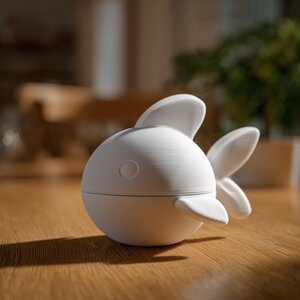 Urne Commémorative Poisson avec Couvercle | Urne Funéraire Imprimée en 3D pour Cendres d'Animaux, Décoration d'Étagère Apaisante et Souvenir pour Petit Animal
