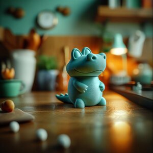 Urne Commémorative Alligator avec Couvercle | Boîte Souvenir Imprimée en 3D pour Cendres de Reptile | Décoration d'Étagère et Cadeau Hommage