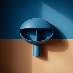 Étagère Murale Niche en Dôme | Présentoir Flottant Minimaliste Imprimé en 3D avec Compartiments | Décoration Murale Sculpturale pour Clés, Plantes, Entrée, Cristaux