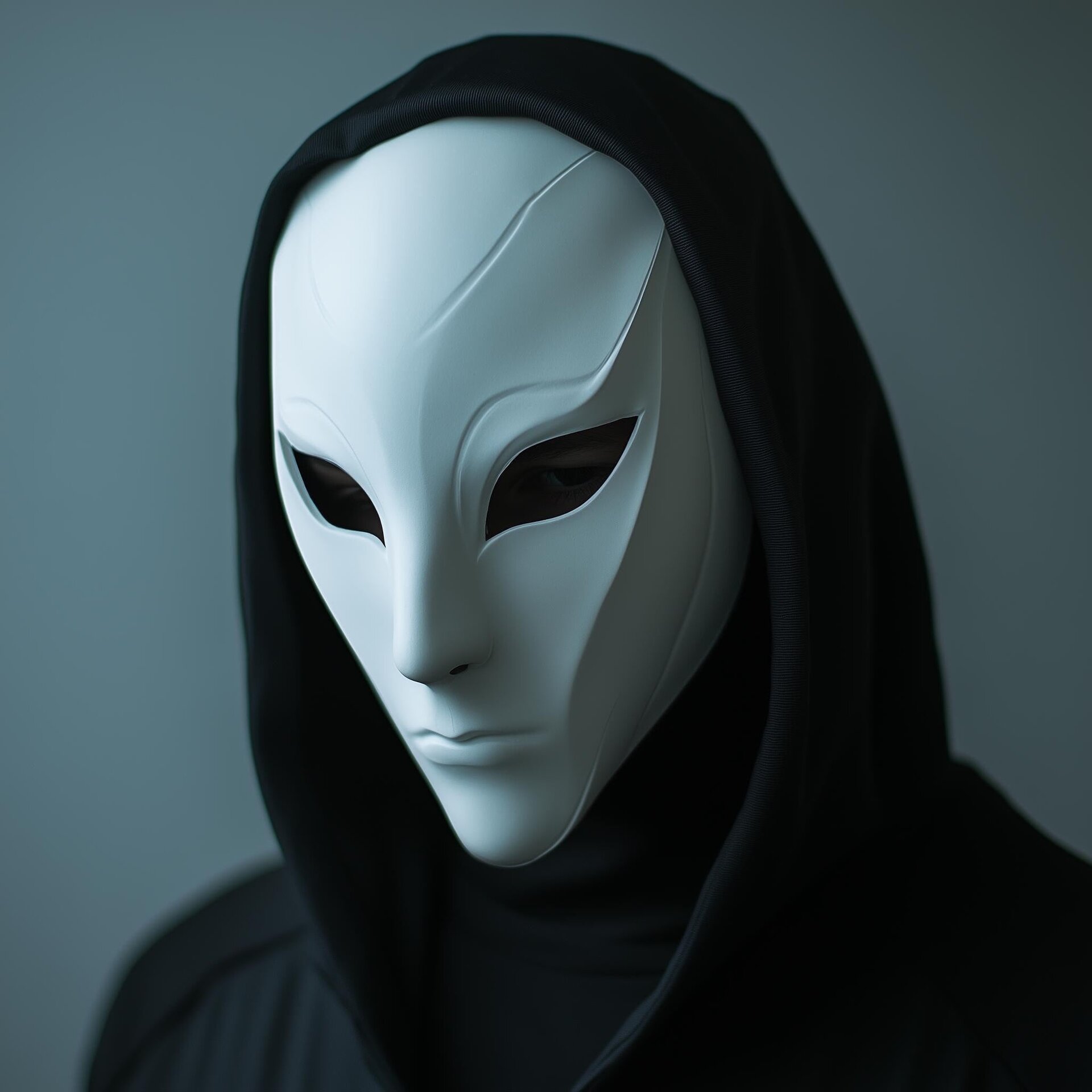 Masque Assassin Fantôme | Masque Cosplay Sci-Fi Imprimé en 3D | Masque Horreur Gothique de Guerrier Furtif