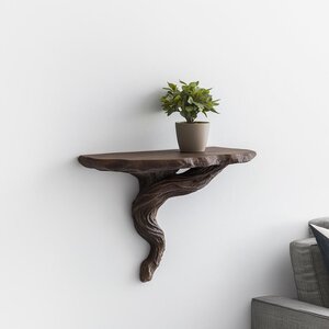 Étagère Murale Racine Torsadée | Étagère Flottante Organique pour Plantes | Étagère Arbre Imprimée en 3D
