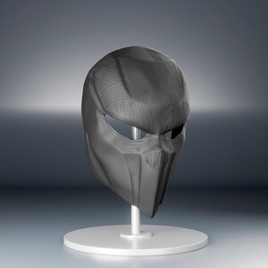 Masque tactique futuriste | Masque noir imprimé en 3D | Casque de cosplay