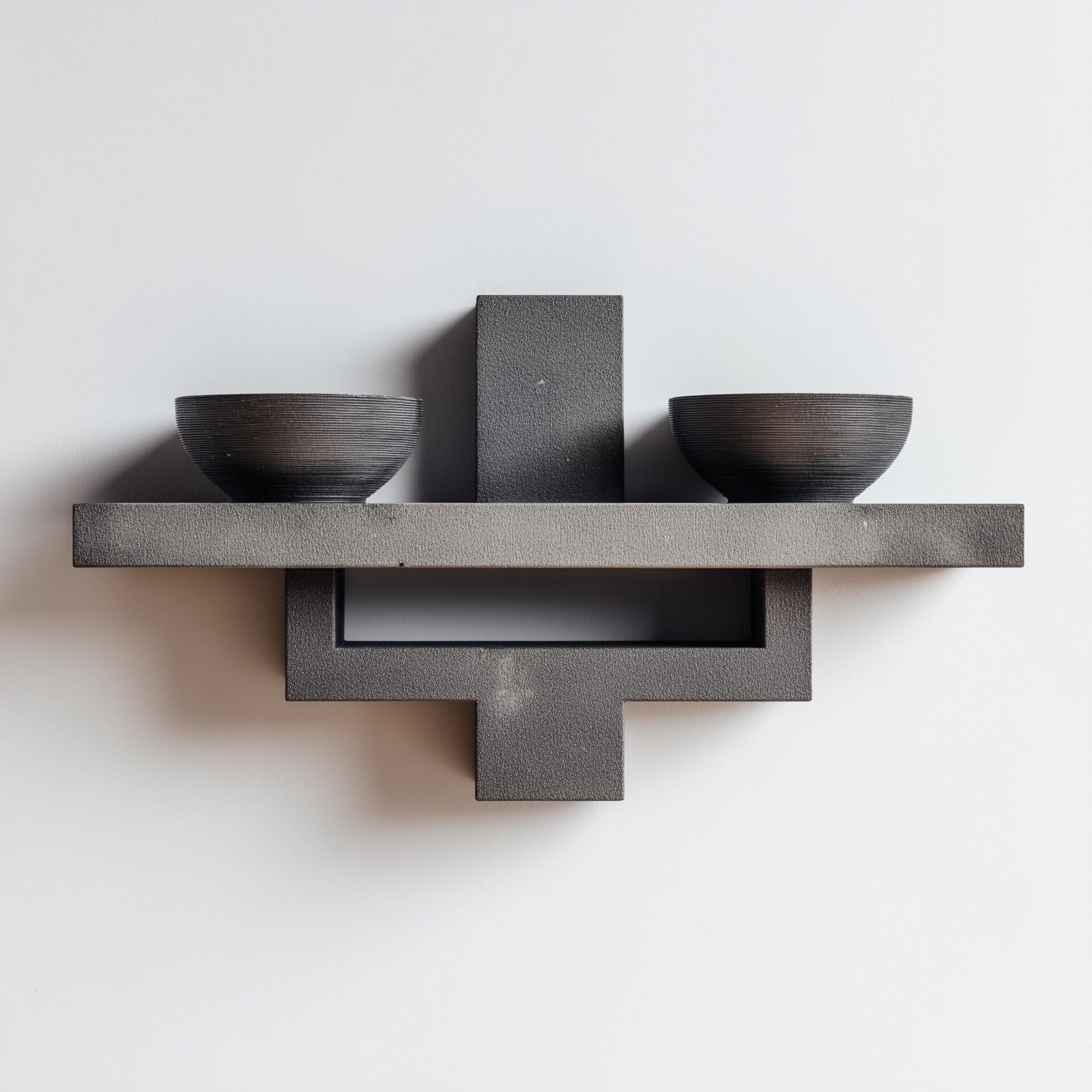 Étagère Murale Zodiaque Balance Imprimée en 3D | Support Flottant Inspiré des Plateaux de Balance | Déco Astrologique pour l'Équilibre, Maison Moderne, Autel ou Méditation