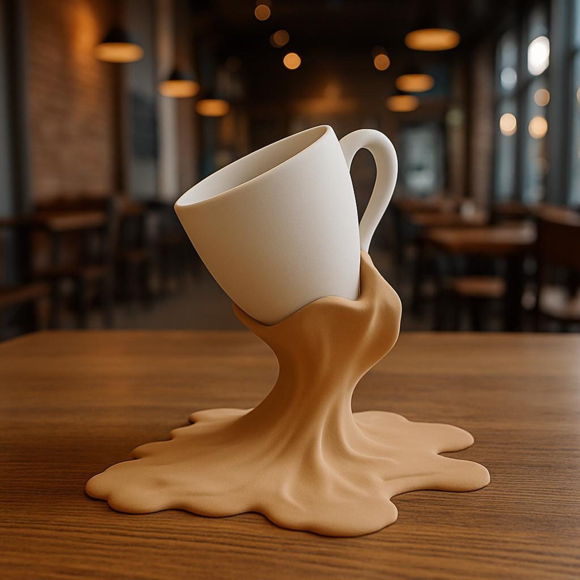 Porte-Tasse à Café | Support Café Renversé Imprimé en 3D | Décoration de Cuisine Unique