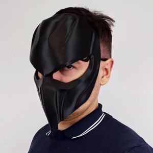 Masque de Super-Vilain | Masque Facial Tactique Cosplay Horreur | Masque de Vilain de Bande Dessinée Imprimé en 3D