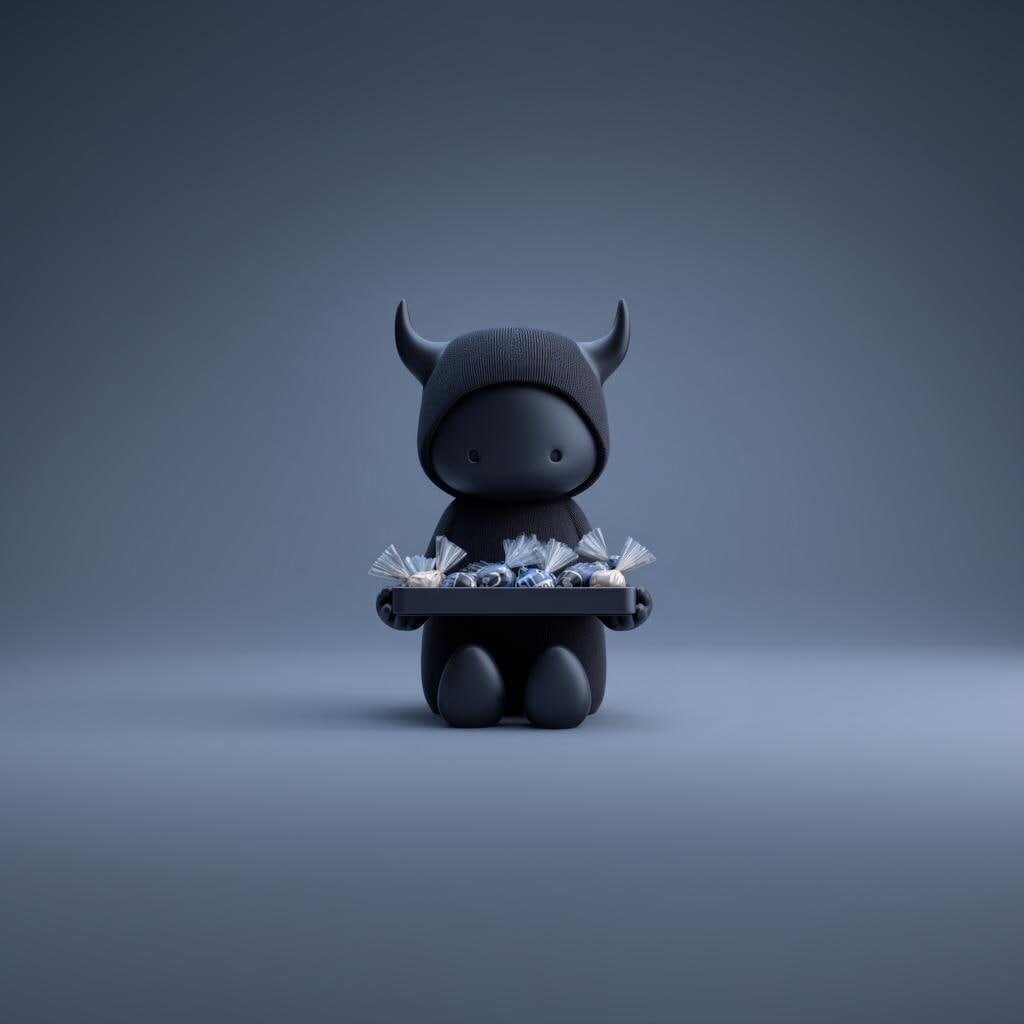 Coupelle à bonbons démon des ombres imprimée en 3D | Plateau figurine gothique